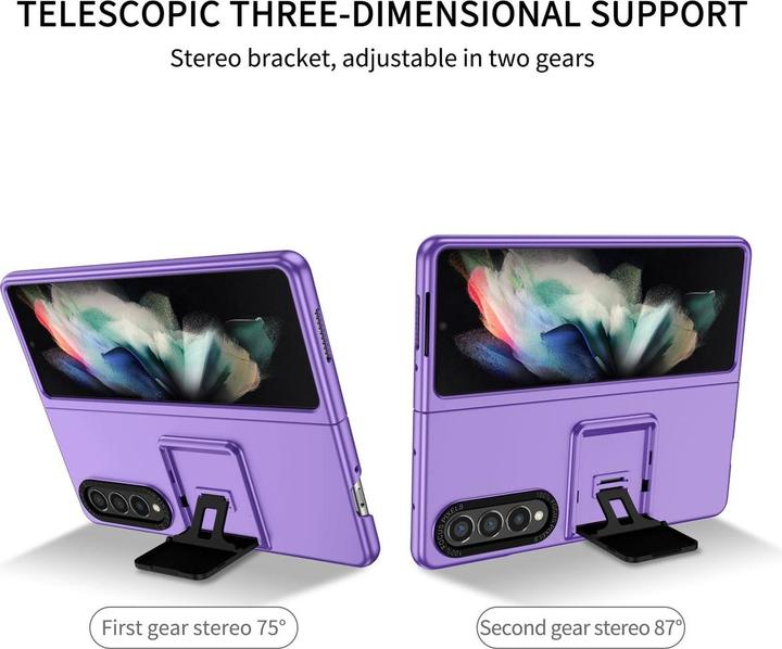 Produktbild König Design Hülle Handy Schutz für Samsung Galaxy Z Fold3 5G Case Cover Tasche Flip Etui Neu (Samsung Galaxy Z Fold3 5G)
