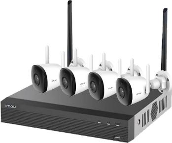 Actual product image Imou 4 Bullet WLAN cameras and 1 TB NVR Lite Kit