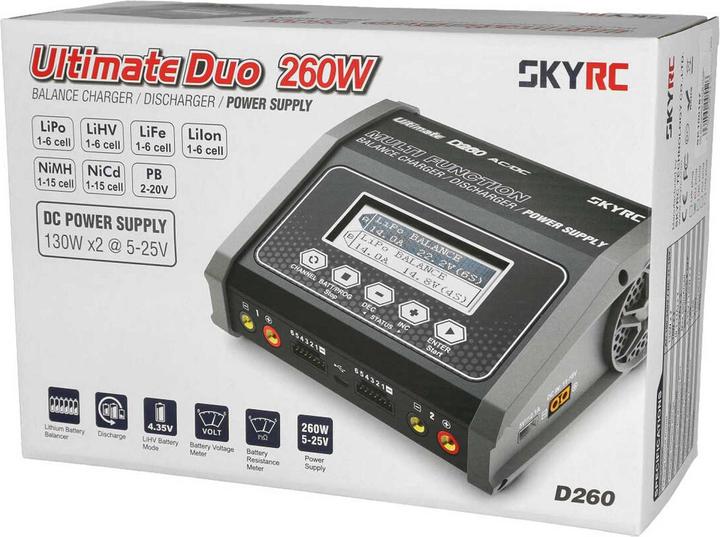 Produktbild SkyRC D260 LiPo 1-6s 14A 260W