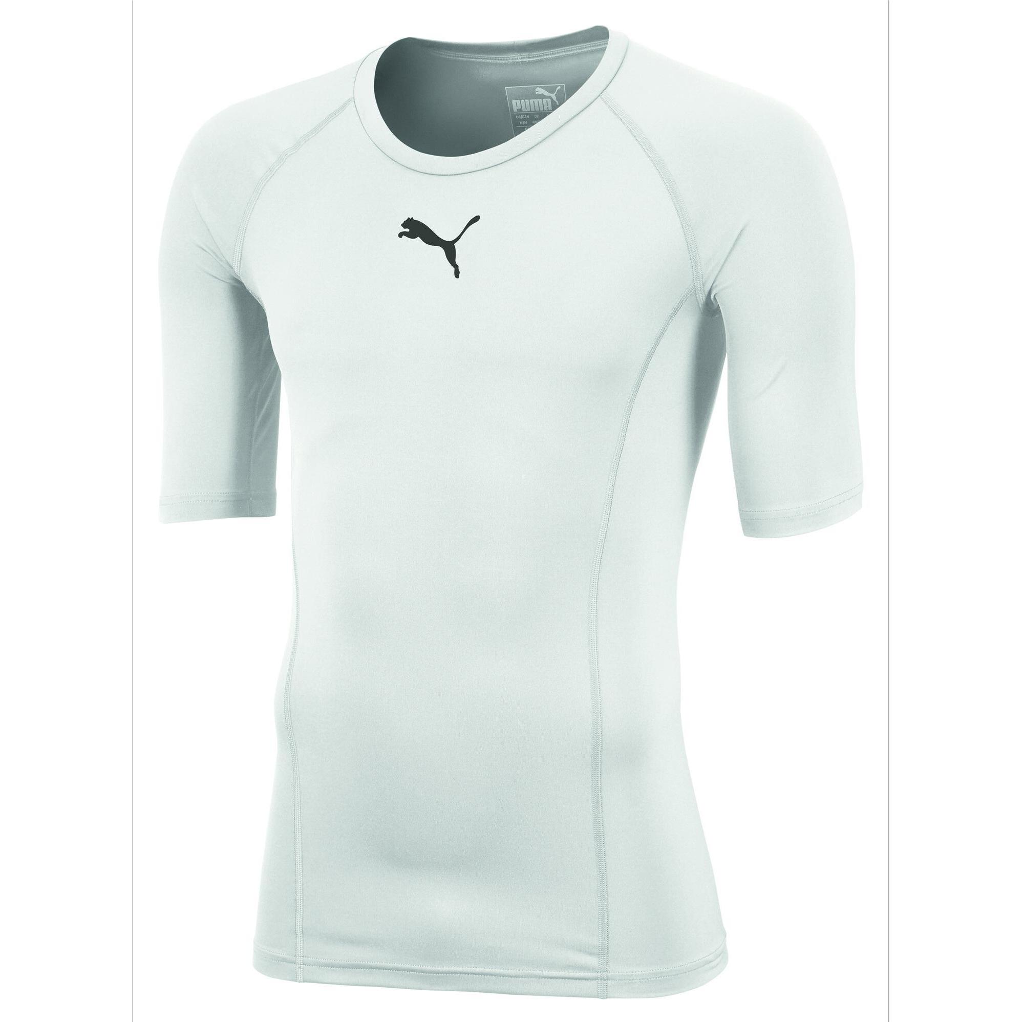 Puma, Unisex, Sportshirt, LIGA Baselayer Tee SS Jr-655919 (128), Weiss, 128
