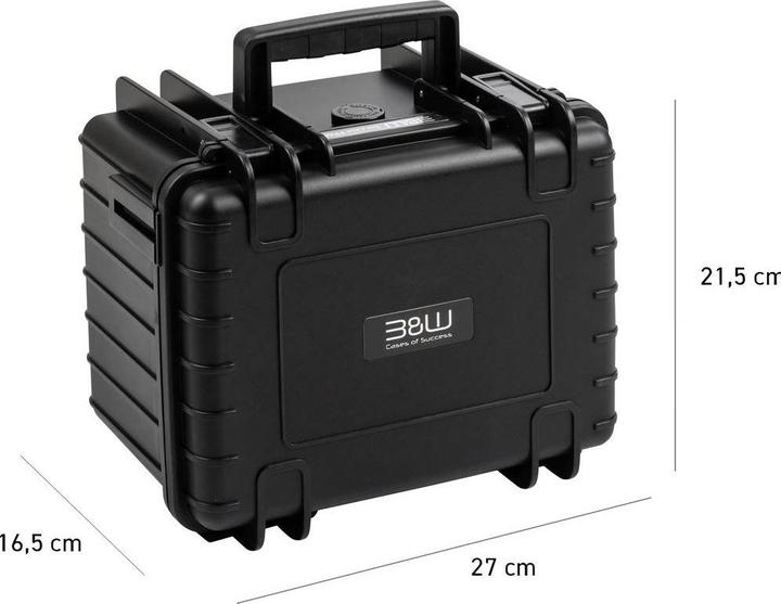 B&W International DJI Osmo Action 6 - Transportkoffer B&W Typ 2000 (Custodia per drone)