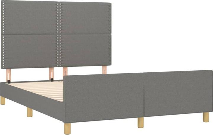 Image du produit vidaXL Bettgestell mit Kopfteil (140 x 200 cm)