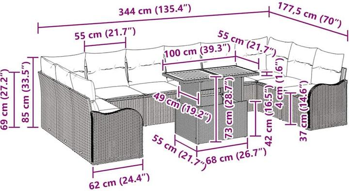 Produktbild vidaXL Harold