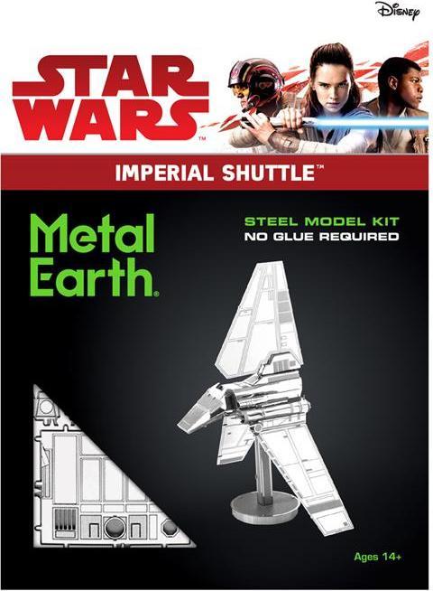 Actual product image Metal Earth Star Wars Imperial Shuttle, model making