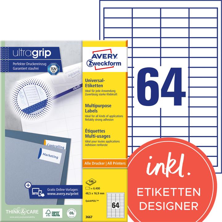 Productafbeelding Avery Universele etiketten