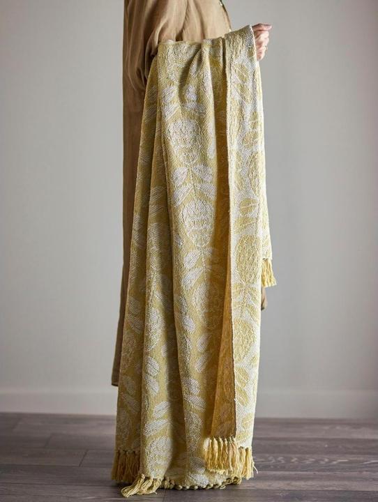 Actual product image Bloomingville - Pratello Throw - Yellow (160 x 130 cm)