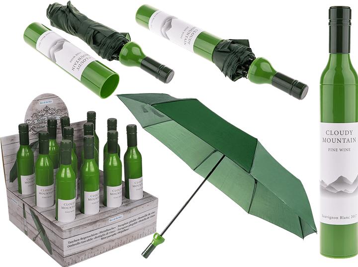 Actual product image Out of the blue Pocket umbrella white wine bottle