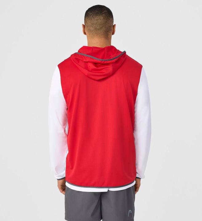 Immagine prodotto Head Club 25 Tech Hoodie Herren Rot/Weiss (L)