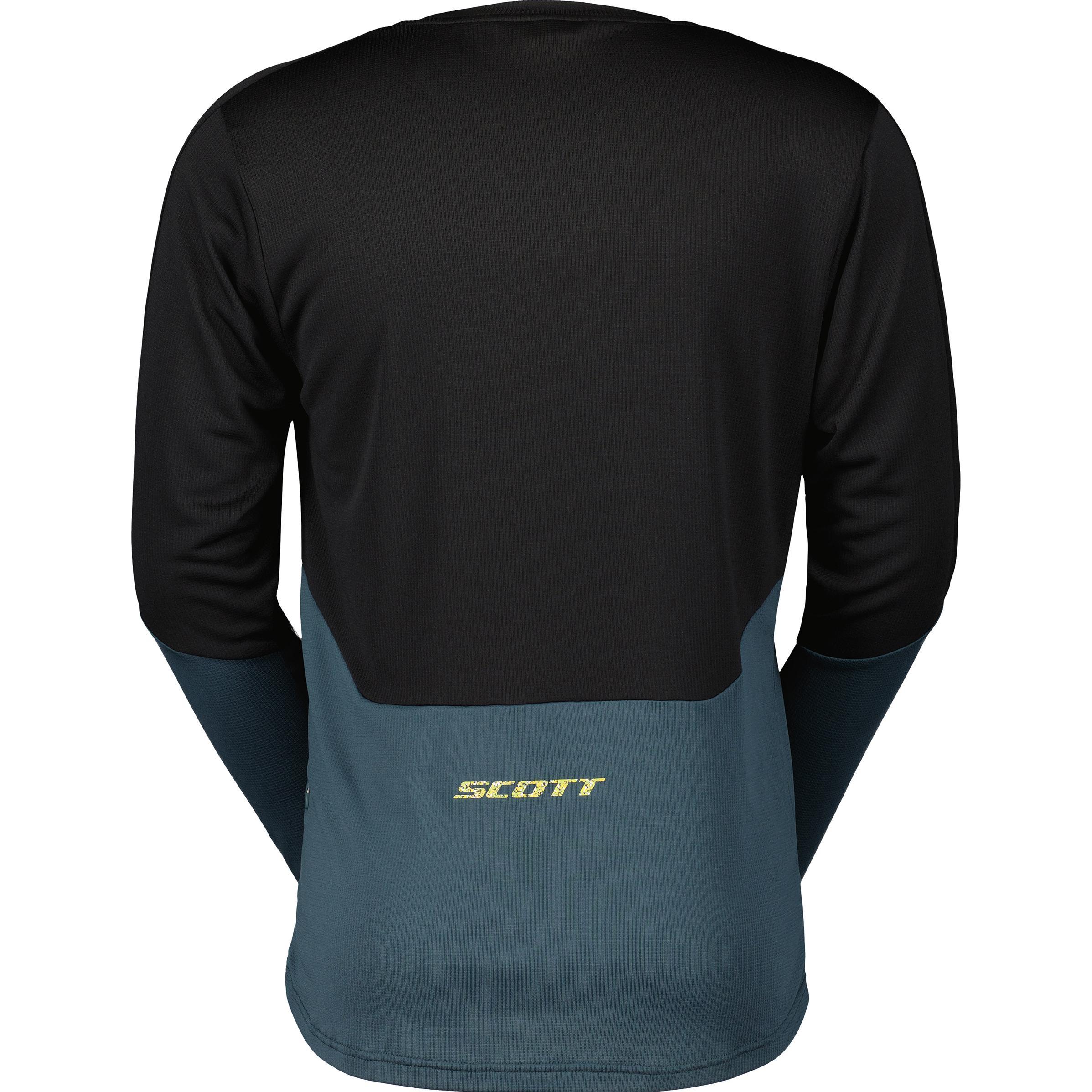 Thumbnail - Scott Sports, Herren, Velotrikot, Trail Tuned L/S (S), Schwarz, S
