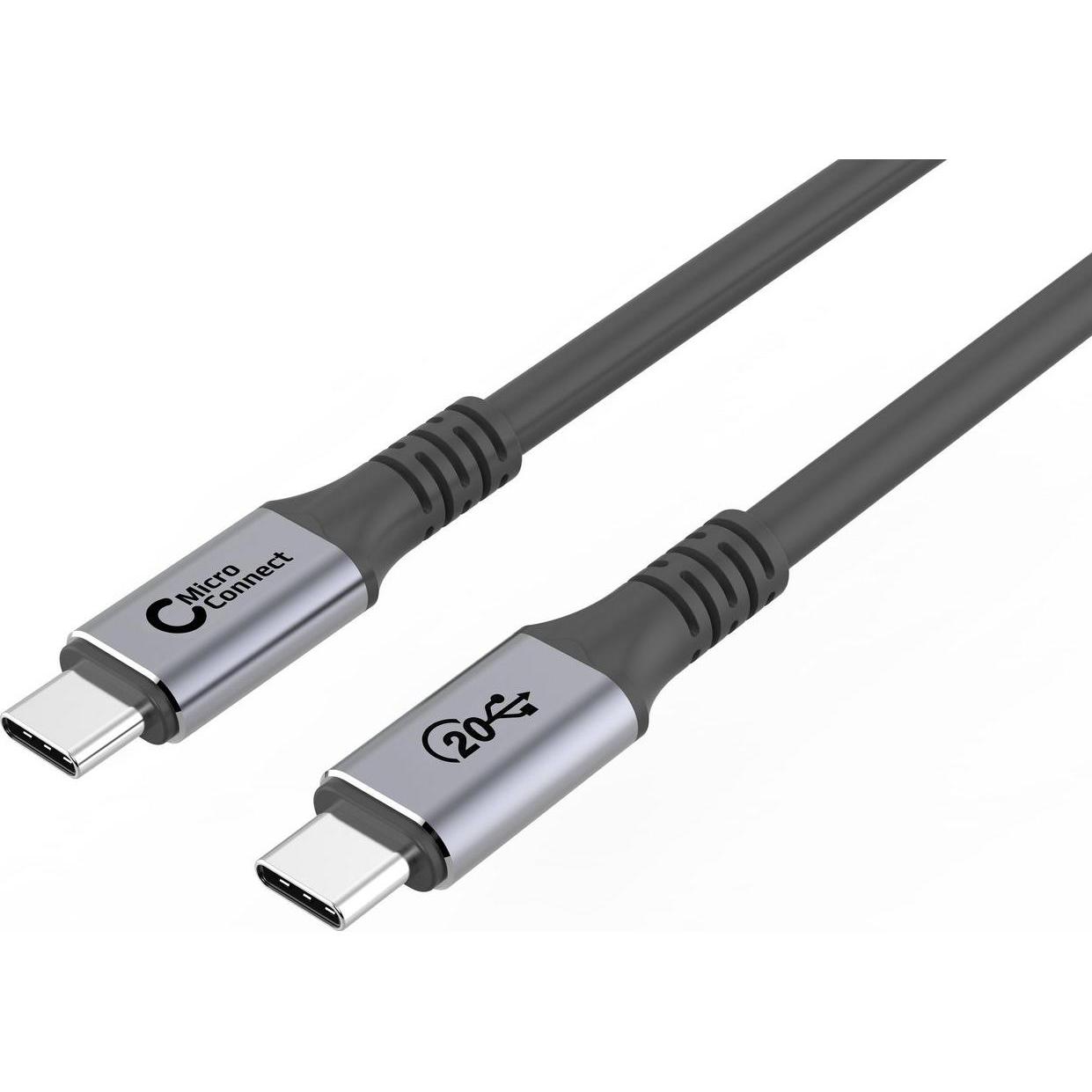 MicroConnect Premium USB-C cable 0,25m (0.25 m, USB 3.2 Gen 2x2), USB Kabel