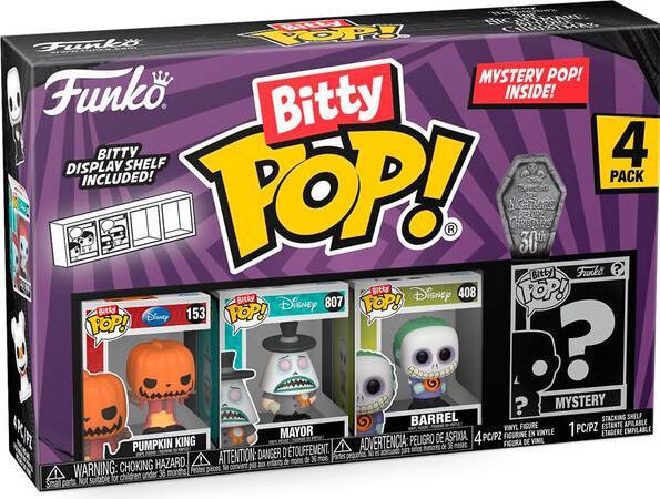 Actual product image Funko Bitty Pop! 4-Pack: The Nightmare Before Christmas (1 piece - assorted)
