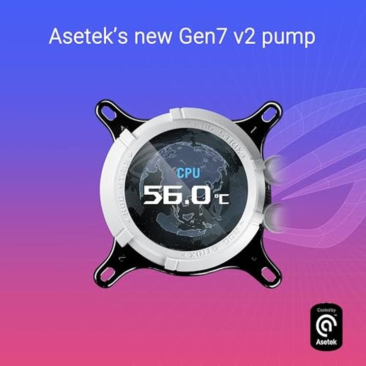 Actual product image ASUS Rog Strix Lc Iii 360 Argb LCD