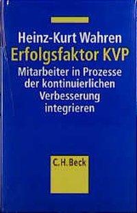 Produktbild Erfolgsfaktor KVP (Deutsch, Heinz-Kurt Wahren, 1998)