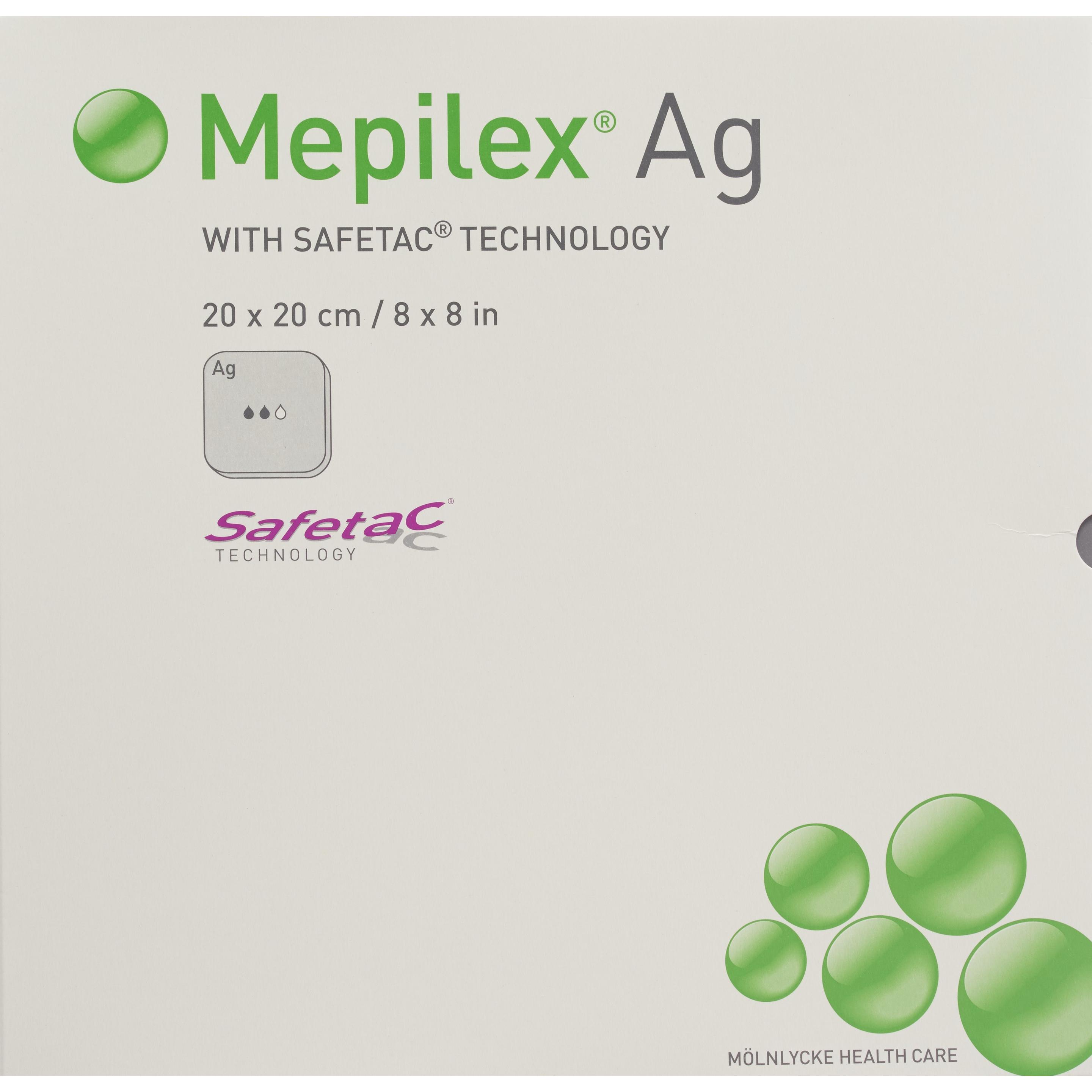 Thumbnail - Mepilex, Pflaster, Ag Schaumverband Safetac 20x20cm Silicone (5 x)