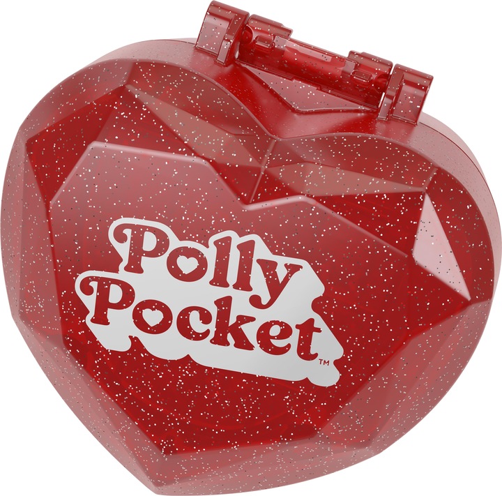 Actual product image Polly Pocket Mattel 80th Anniversary Ruby Red Ring Box Collector Compact