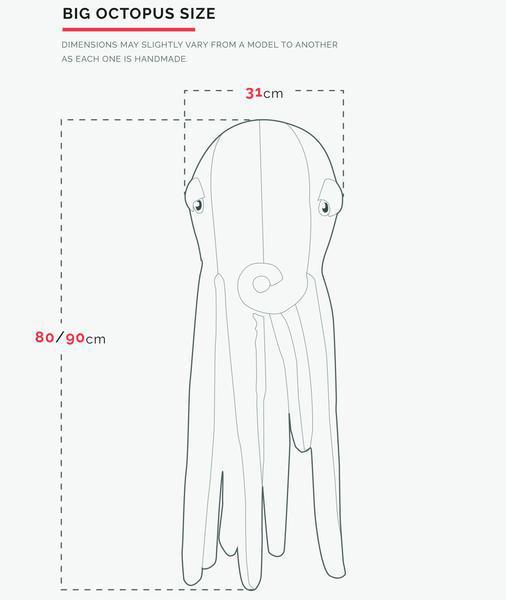 Actual product image BigStuffed POP Octopus Large (90 cm)