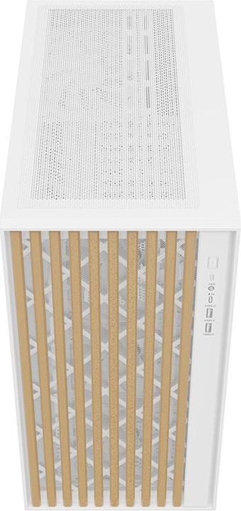 Immagine prodotto Itek Boitier Moyen Tour ATX Woody avec panneaux vitrés (Blanc/Marron) (mATX, Mini-ITX, ATX)