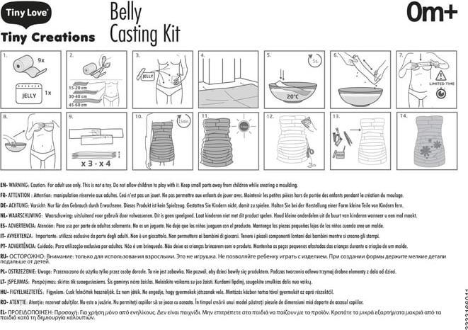 Produktbild Tiny Love Belly Casting Kit