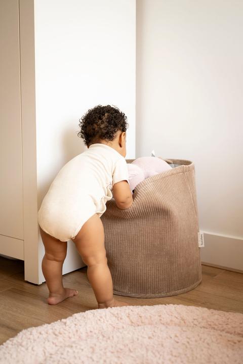 Actual product image Baby's only Storage basket Sense pebble grey - Ø38 cm