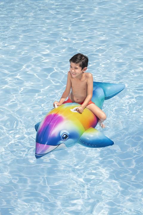 Produktbild Bestway ® Schwimmtier Regenbogendelfin 168 x 88 cm