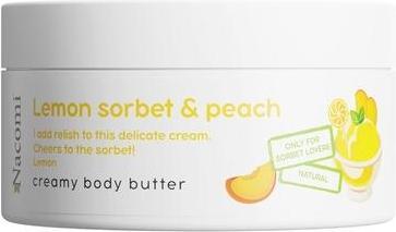 Nacomi NACOMI Creamy Body Butter kremowe masło do ciała Lemon Sorbet & Peach 100ml (Körpercreme, 100 ml)