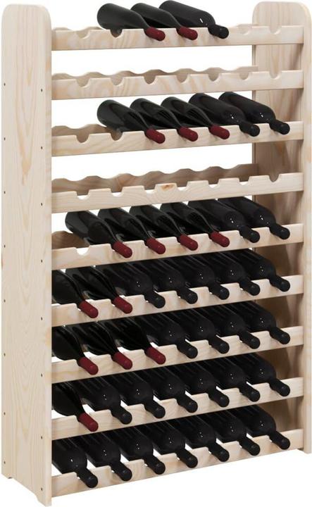 Produktbild vidaXL Weinregal (63 Flaschen, 72.50 x 25 x 111.50 cm)