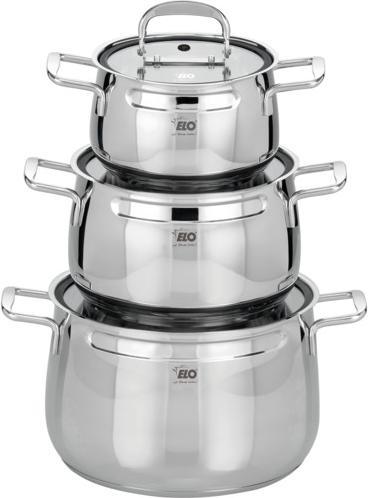 Actual product image ELO Stahlwaren Saucepan sets (Pan set + pot set, Stainless steel)