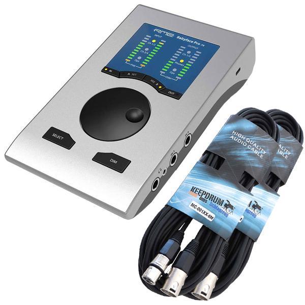 RME Audio RME Babyface Pro FS l USB Interface mit 2x XLR Kabel (USB)