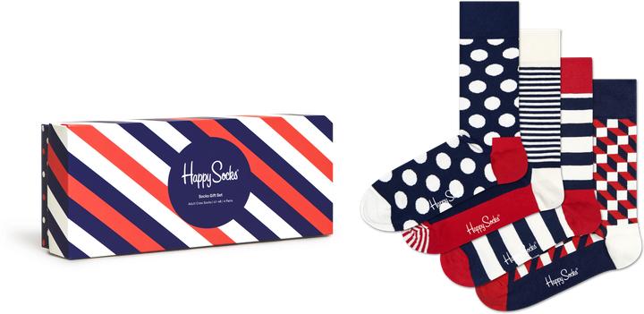 Immagine prodotto Happy Socks Classic Navy Gift Set (confezione da 4, 36 - 40)