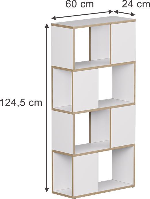 Actual product image Vicco Raumteiler Eneos, Weiss/Eiche, 60 x 124.5 cm