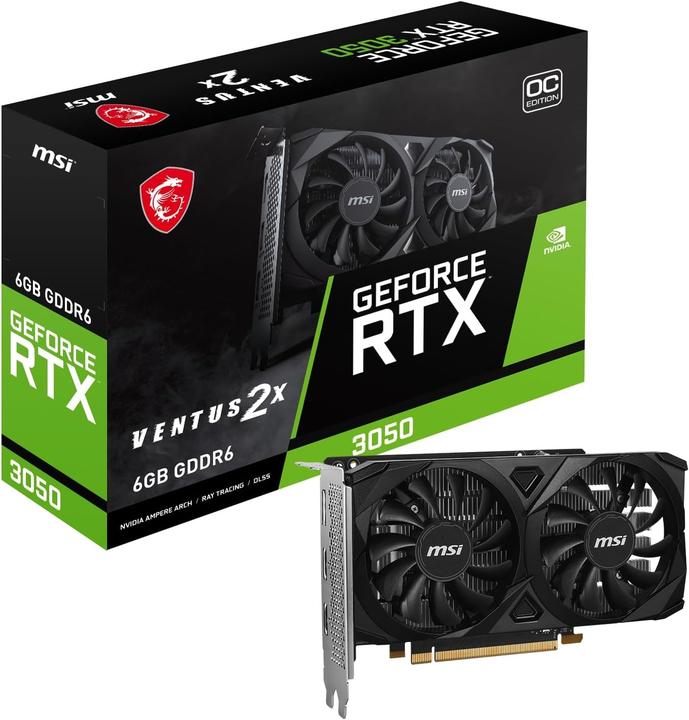 Produktbild MSI GeForce RTX 3050 Ventus 2X E OC (6 GB)