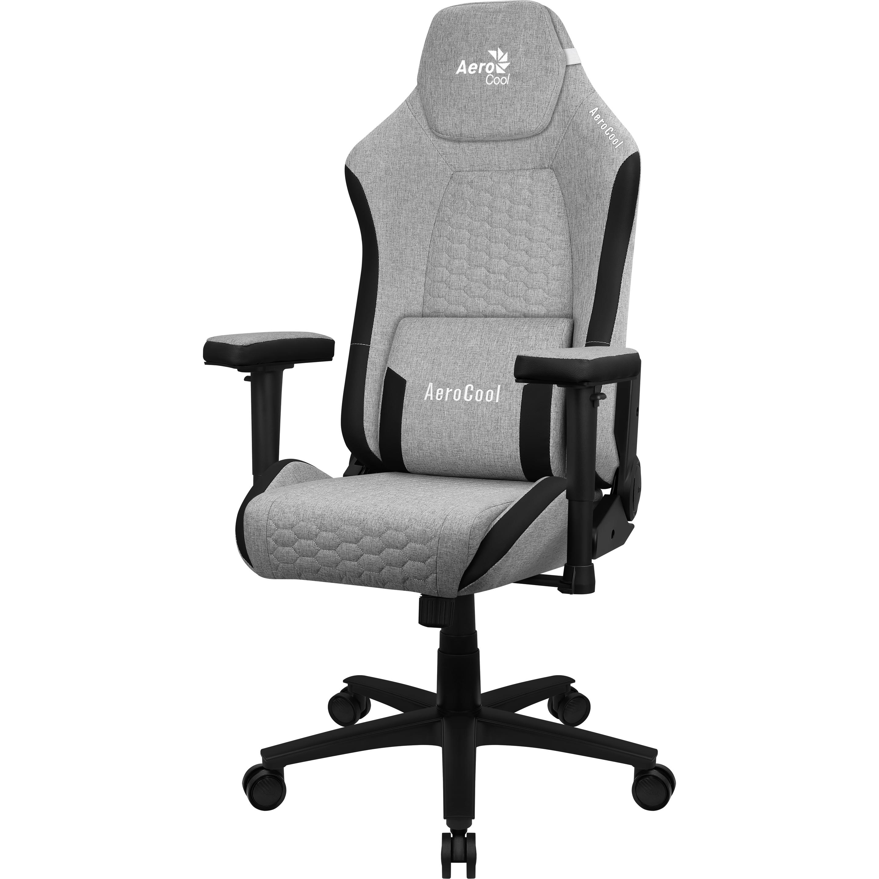 AeroCool CROWN AeroWeave, Gaming Stuhl, Grau