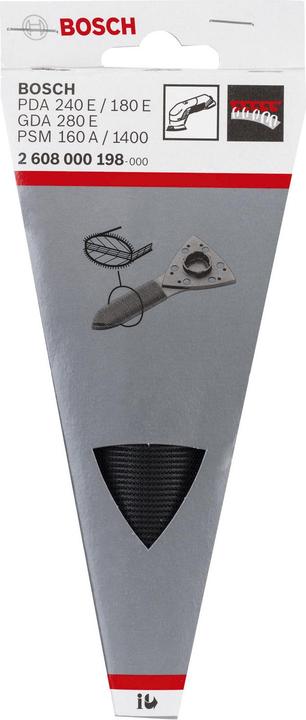 Energie-Label Bosch Professional Zubehör Schleifzunge, oval