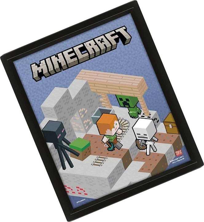 Produktbild Minecraft Poster Terrain 3D & Lentikular