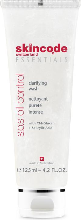 Actual product image Skincode S.O.S. Oil control Clarifying Wash (Wash cream, 125 ml)