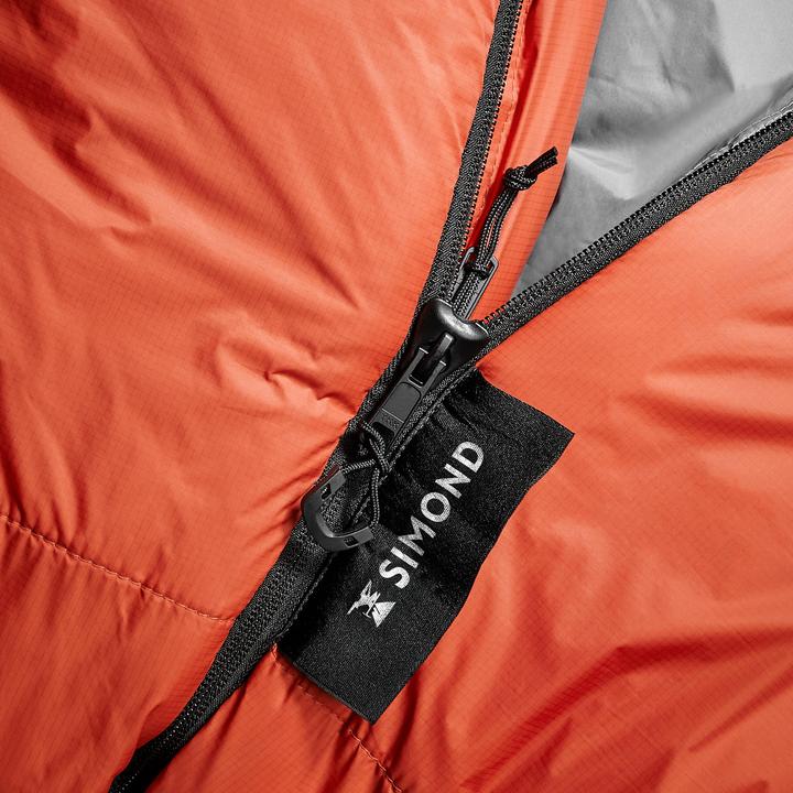 Produktbild Simond Mumienschlafsack koppelbar kompakt Trekking - MT500 10 °C Kunstfaser (180 cm)