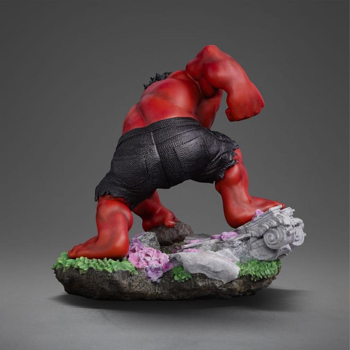 Actual product image Iron Studios Captain America 4 Mini Co. PVC Figure Red Hulk 16 cm