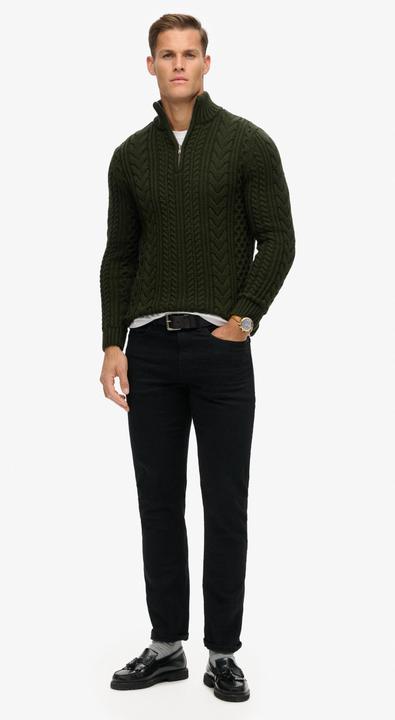 Image du produit Superdry Pull en maille torsadée à col camionneur Vintage Jacob (L)