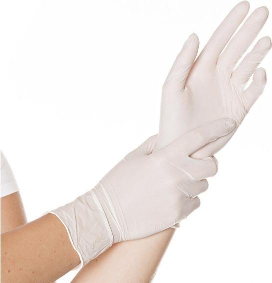 Actual product image Hygostar Nitrile gloves SL white M (M)