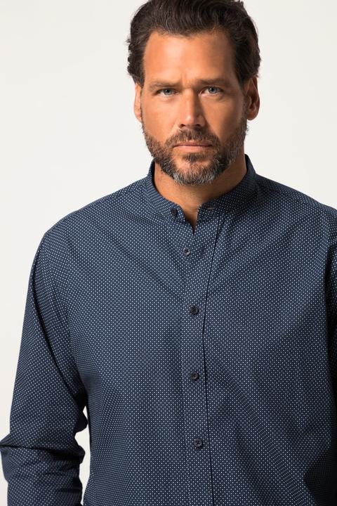 Produktbild JP1880 Hemd, Business, Langarm, Stehkragen, Minimal-Muster, Comfort Fit (4XL)
