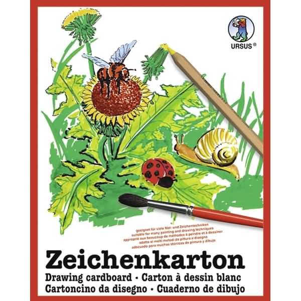 Thumbnail - Ursus, Bastelpapier, Zeichenkarton 200g/qm A2 VE=25 Bogen (200 g/m², 1 x)