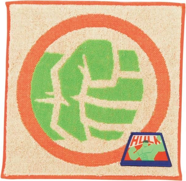Actual product image Disney Towel with Hulk patch (25 x 25 cm)