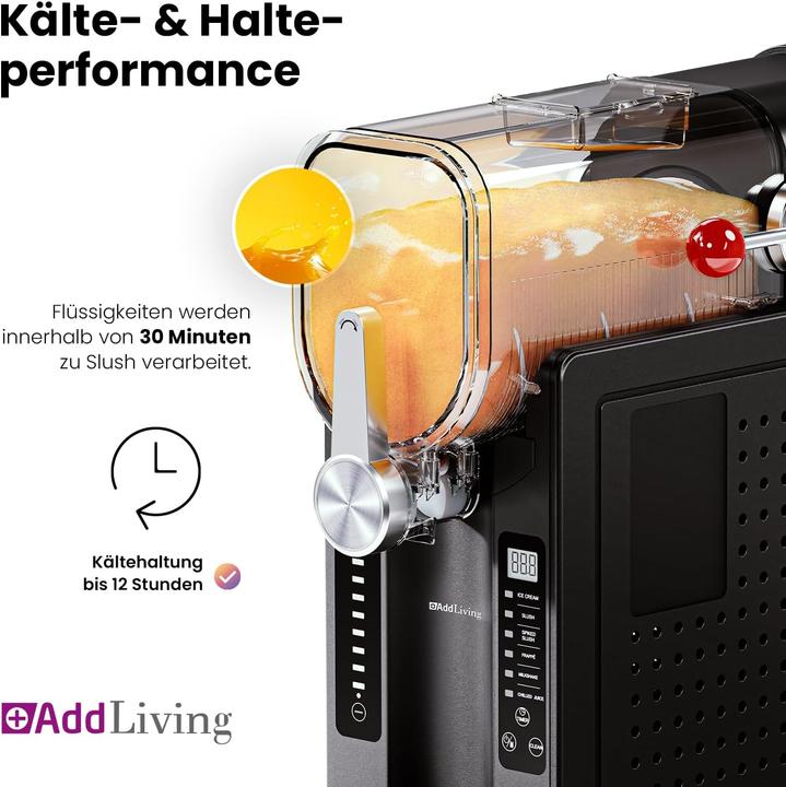 Produktbild AddLiving Slush & Eis Maschine mit 6 Programmen