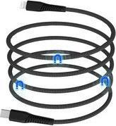 Image du produit Tiger Câble D'Alimentation Aimante USB-C Lightning 1,5m Noir (1.50 m)