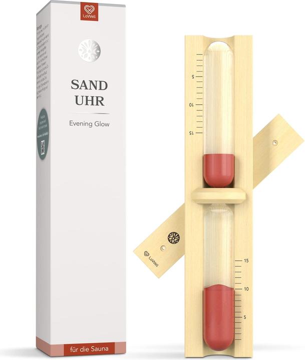 Actual product image LoWell Evening Glow sauna clock