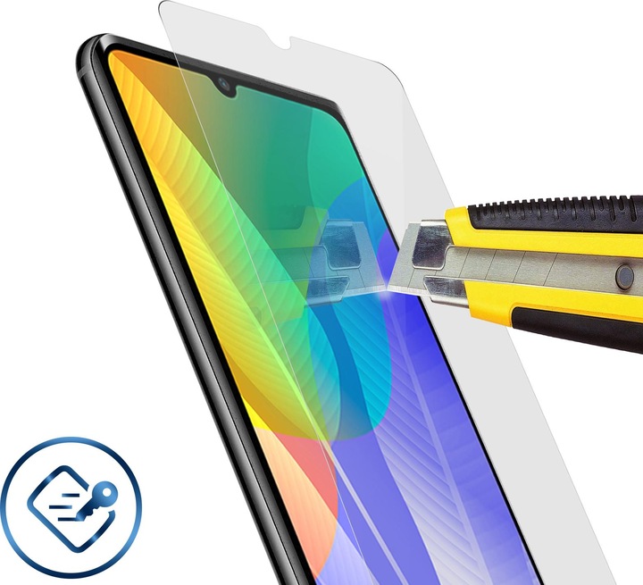 Produktbild Avizar Kristallklare Folie, Glas-Displayschutz (1 Stück, Honor 9A, Huawei Y6p)
