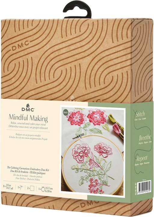 Produktbild DMC Stickset Mindful Making Duo Nelken