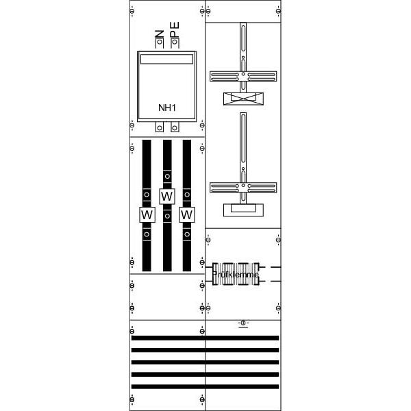 Striebel & John, Verteilerschrank Zubehör, Mess-u.Wandlerfeld