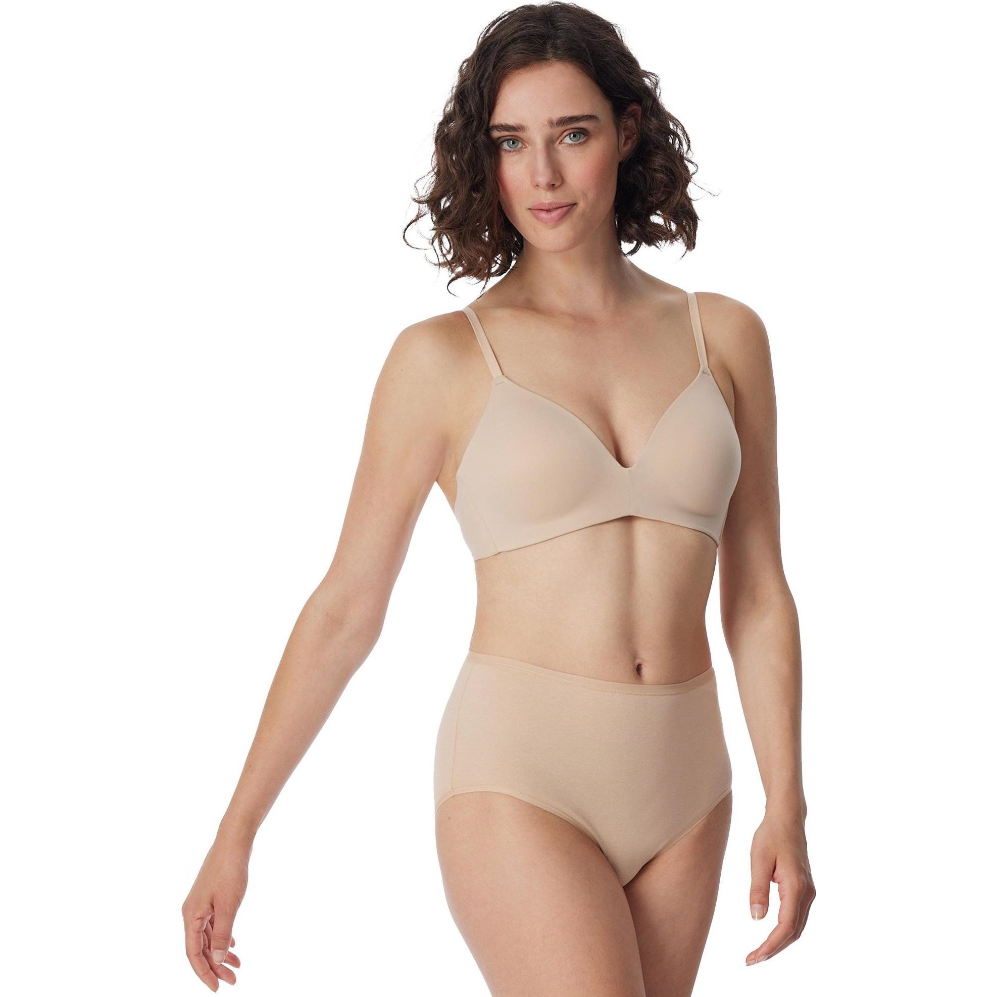 Thumbnail - Schiesser, Damen, Unterhosen, 4PACK Midi, Beige, (L, 4er Pack)
