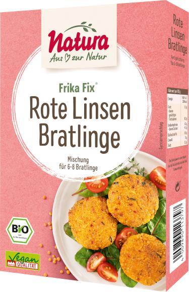 Produktbild Natura Rote Linsen-Bratlinge Frika-Fix Bio 150 g (150 g)